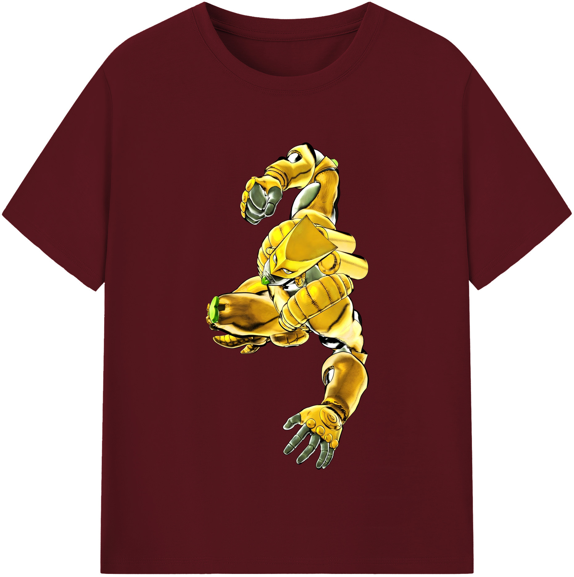 （画像用） ジョジョの奇妙な冒険 ディオ?ブランドー JoJo's Bizarre Adventure Dio Brando 綿100％半袖Tシャツ（フロントプリント）